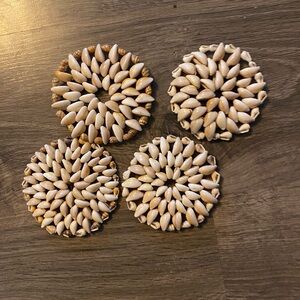 Set of 4 Shell Coaster